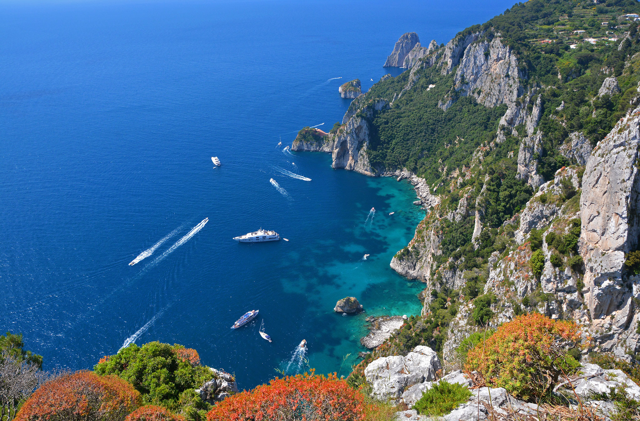 Southeast coast of Capri